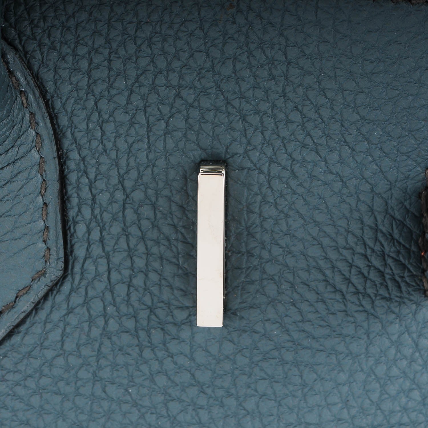 Hermes Taurillon Clemence Birkin 30 Bleu Orage 17 of 26