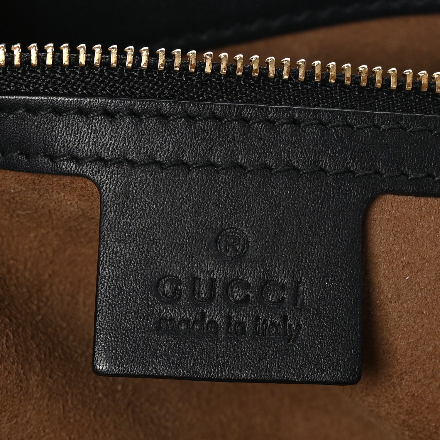 Gucci GG Supreme Monogram Medium Padlock Tote Black 6 of 9