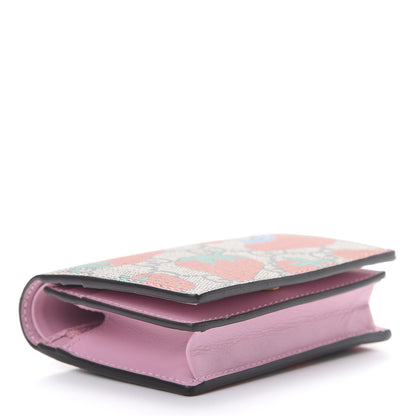 Gucci GG Supreme Monogram Strawberry Card Case 4 of 8