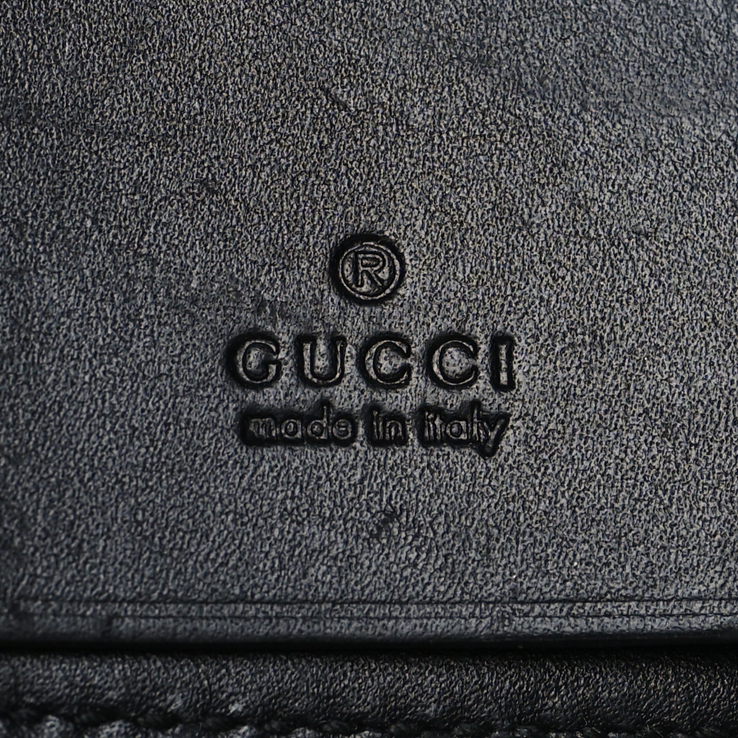 Guccissima 6 Key Holder Case Black