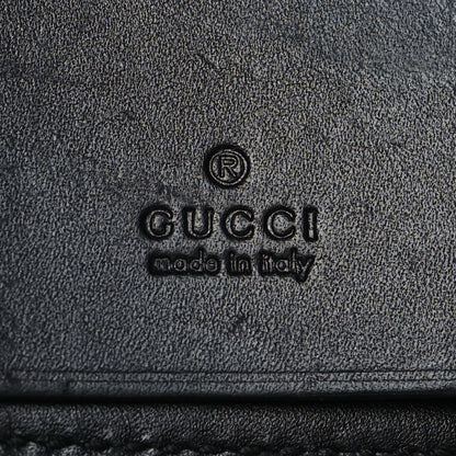 Gucci Guccissima 6 Key Holder Case Black 6 of 10