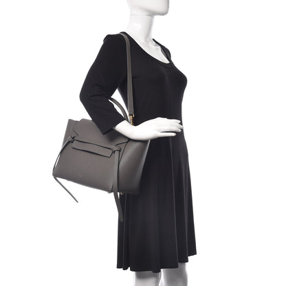 Celine Grained Calfskin Mini Belt Bag Grey 2 of 10