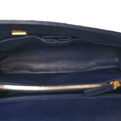 Chanel Caviar Quilted Small Coco Chain Handle Flap Navy Blue 5 of 10