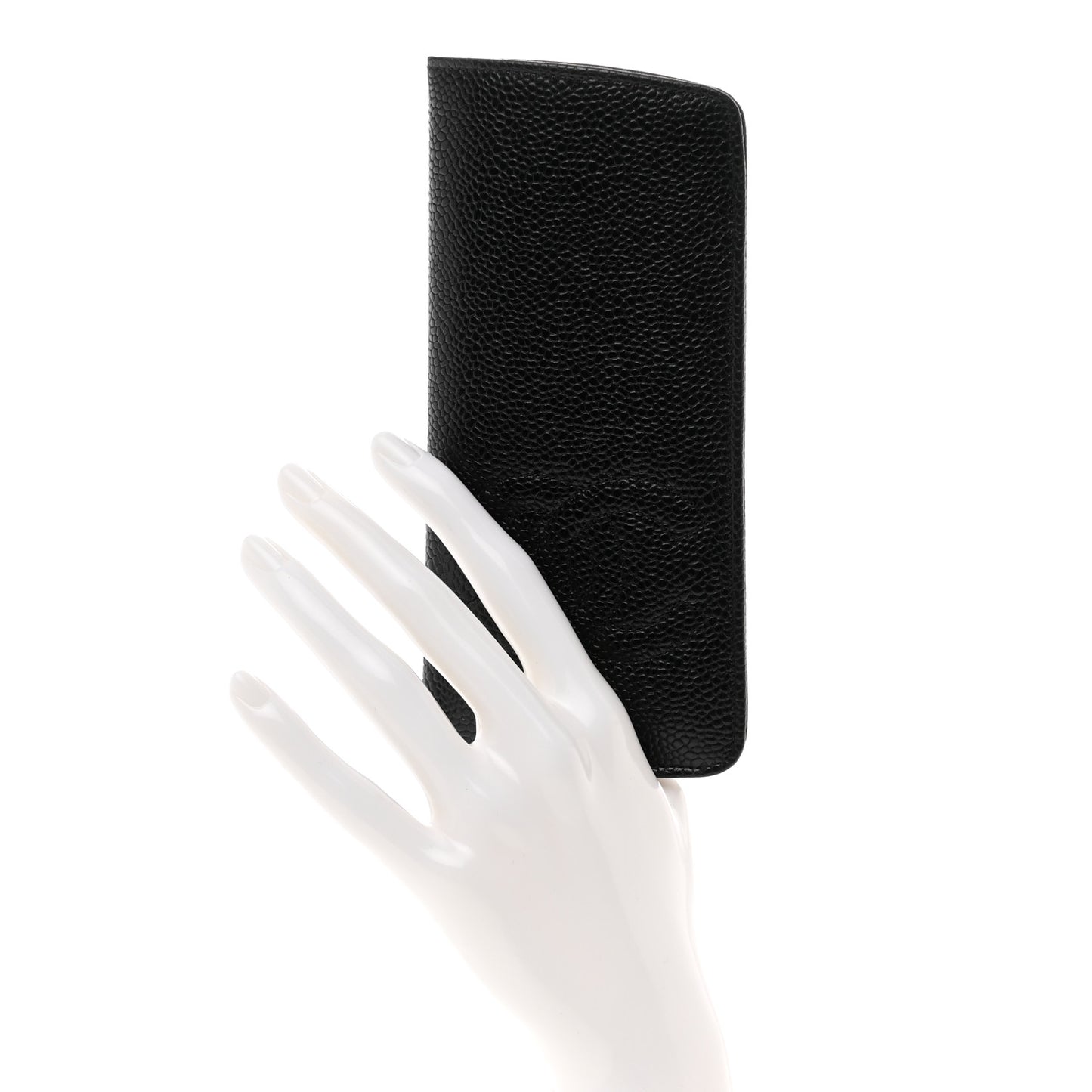 Caviar Timeless CC Quilted Glasses Case Black