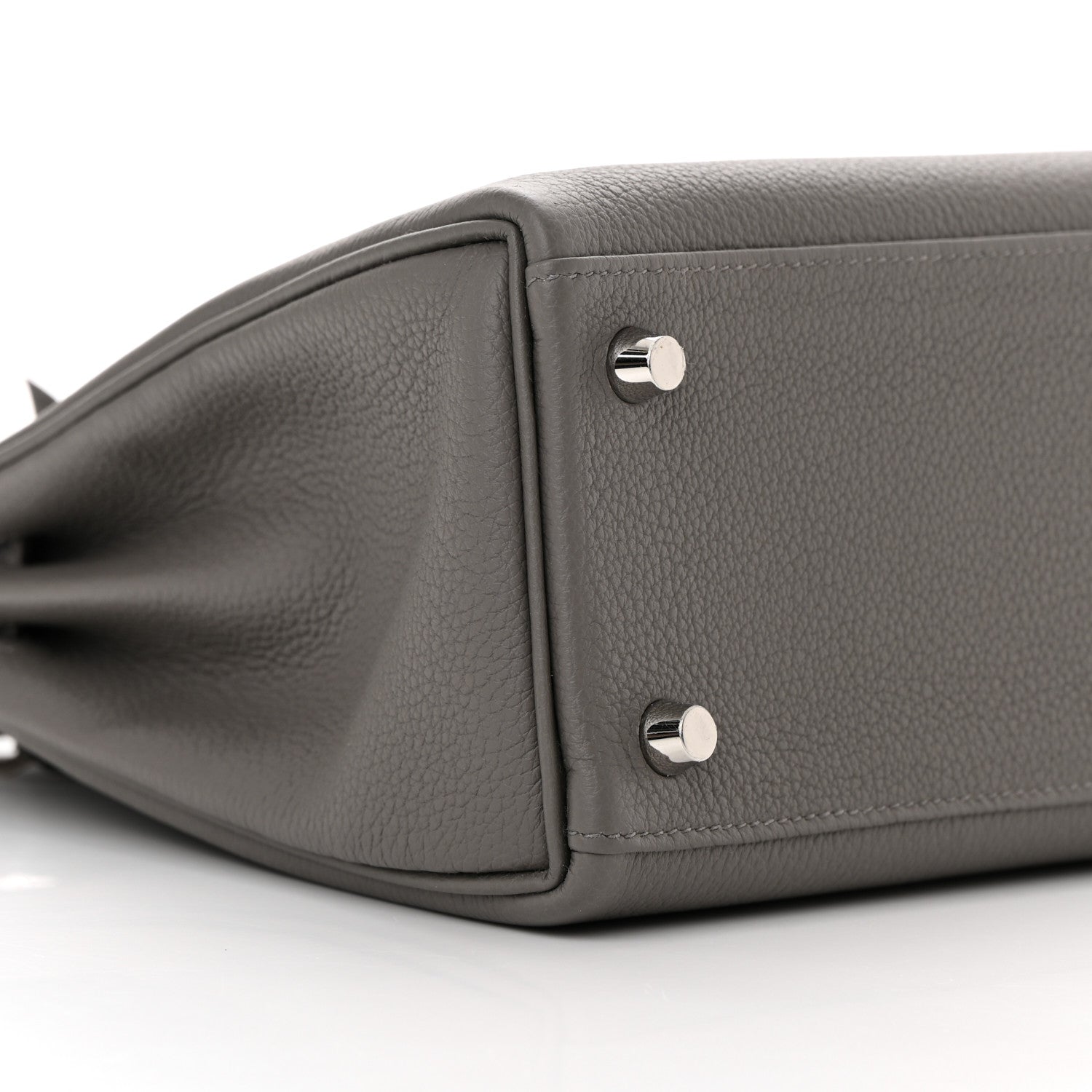 Hermes Togo Kelly Retourne 25 Gris Meyer 9 of 13