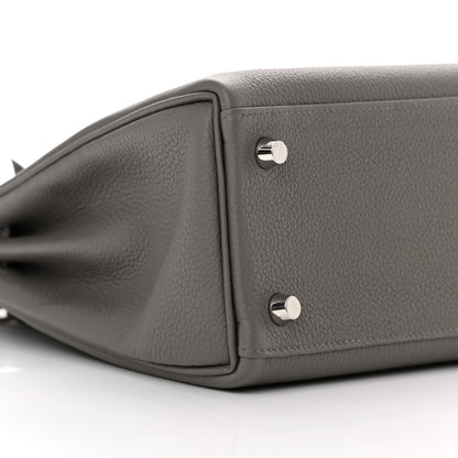 Hermes Togo Kelly Retourne 25 Gris Meyer 9 of 13