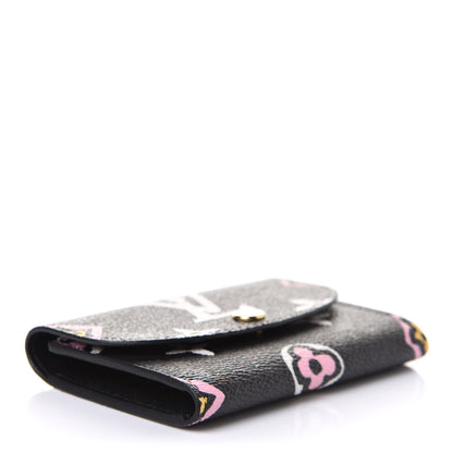 Louis Vuitton Monogram Giant Wild At Heart Rosalie Coin Purse Black 4 of 6