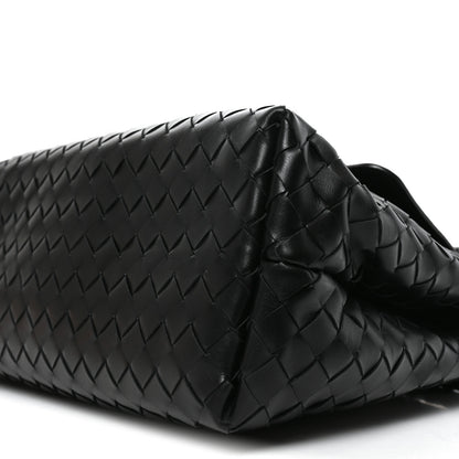 Bottega Veneta Grained Calfskin Intrecciato Andiamo Messenger Bag Black 11 of 11