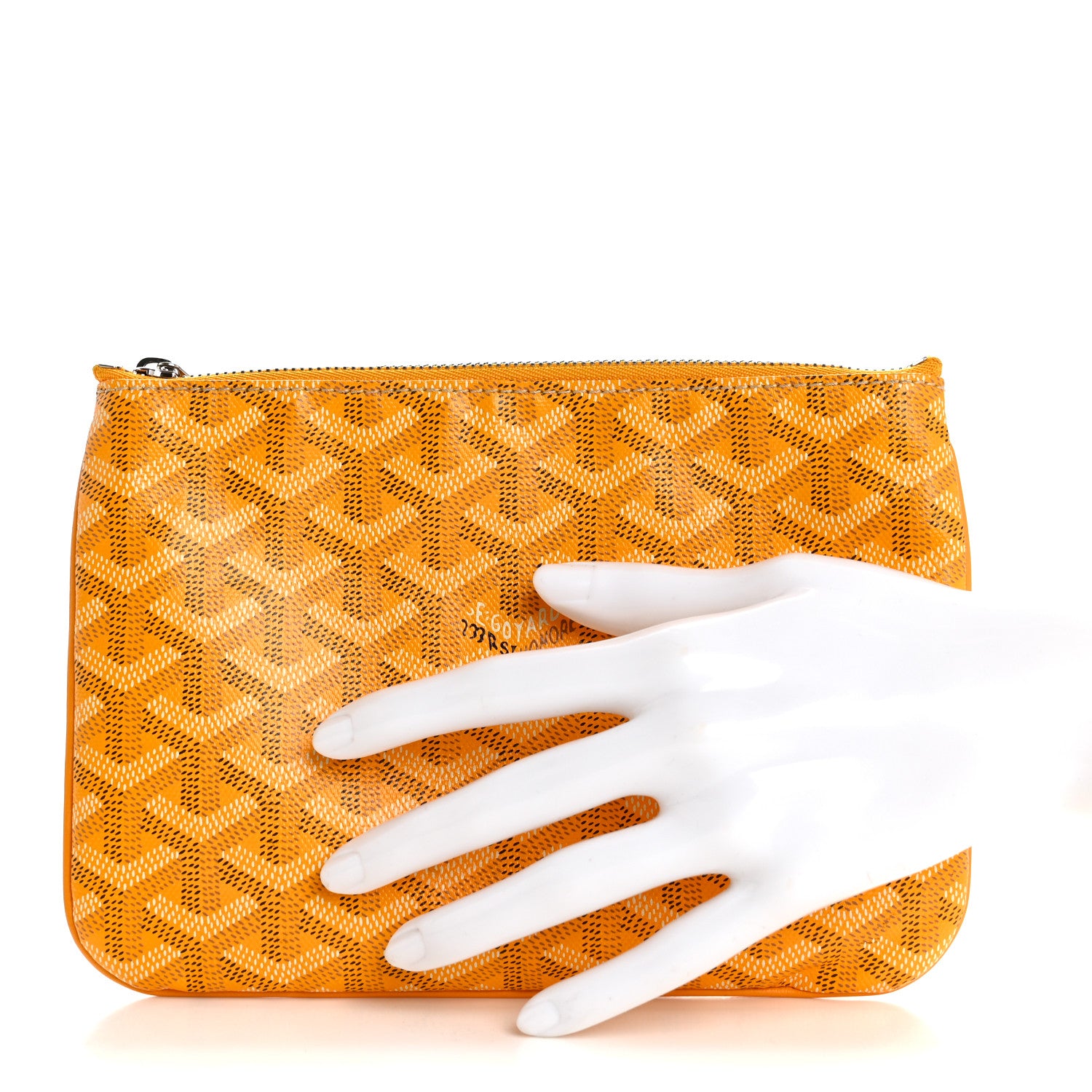 Goyard Goyardine Senat Pochette PM Yellow 2 of 13