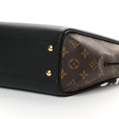 Louis Vuitton Calfskin Monogram Kimono Tote PM Black 10 of 15