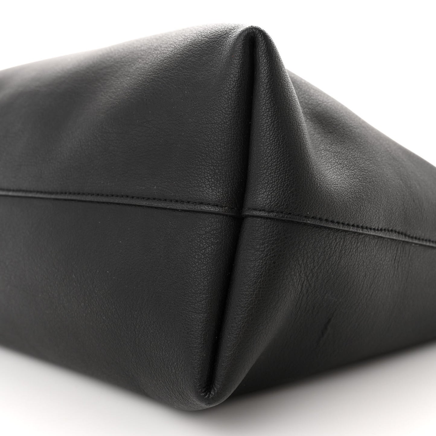 Calfskin Large Shopping Tote Black