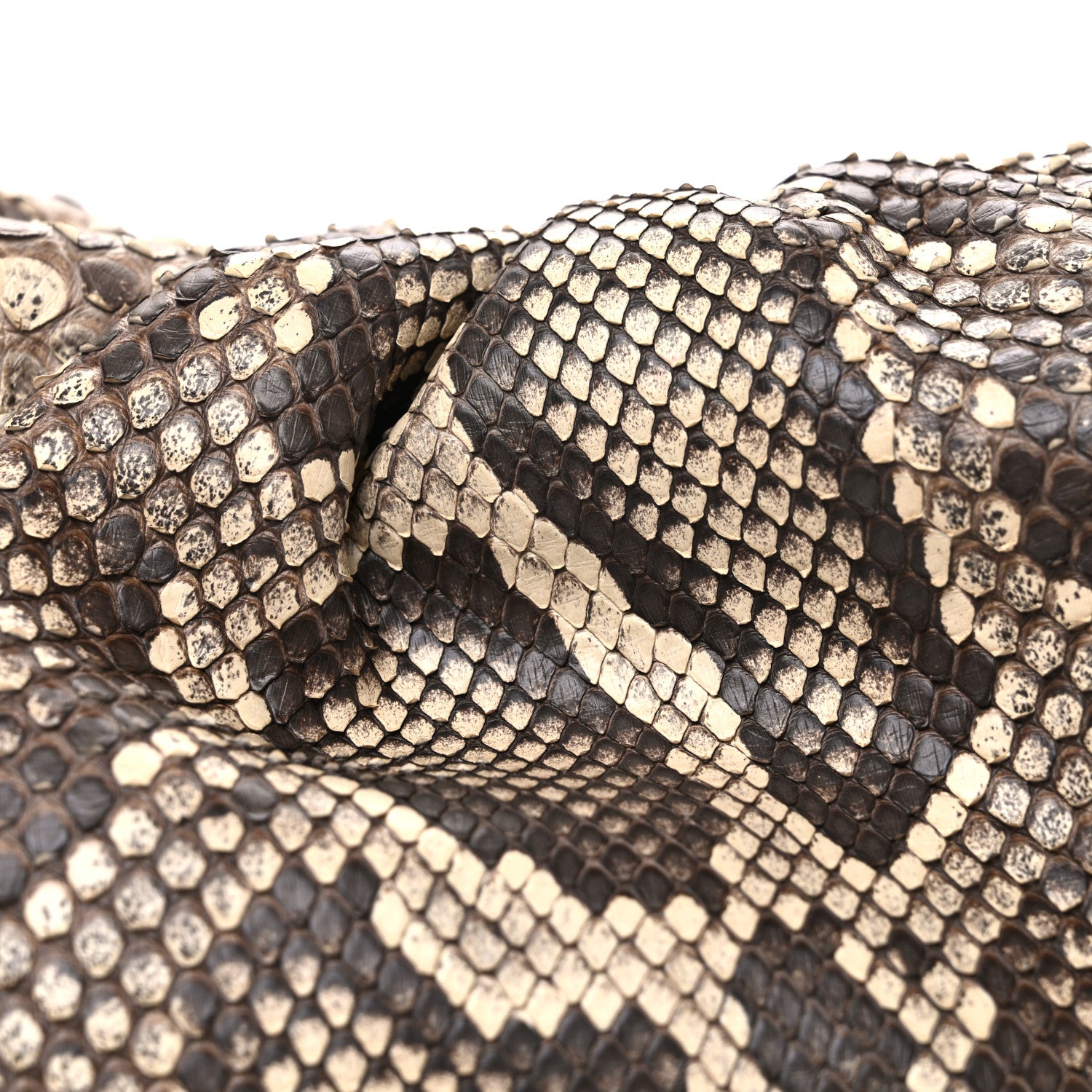 Bottega Veneta Snakeskin The Pouch Oversized Clutch Naturale 9 of 11