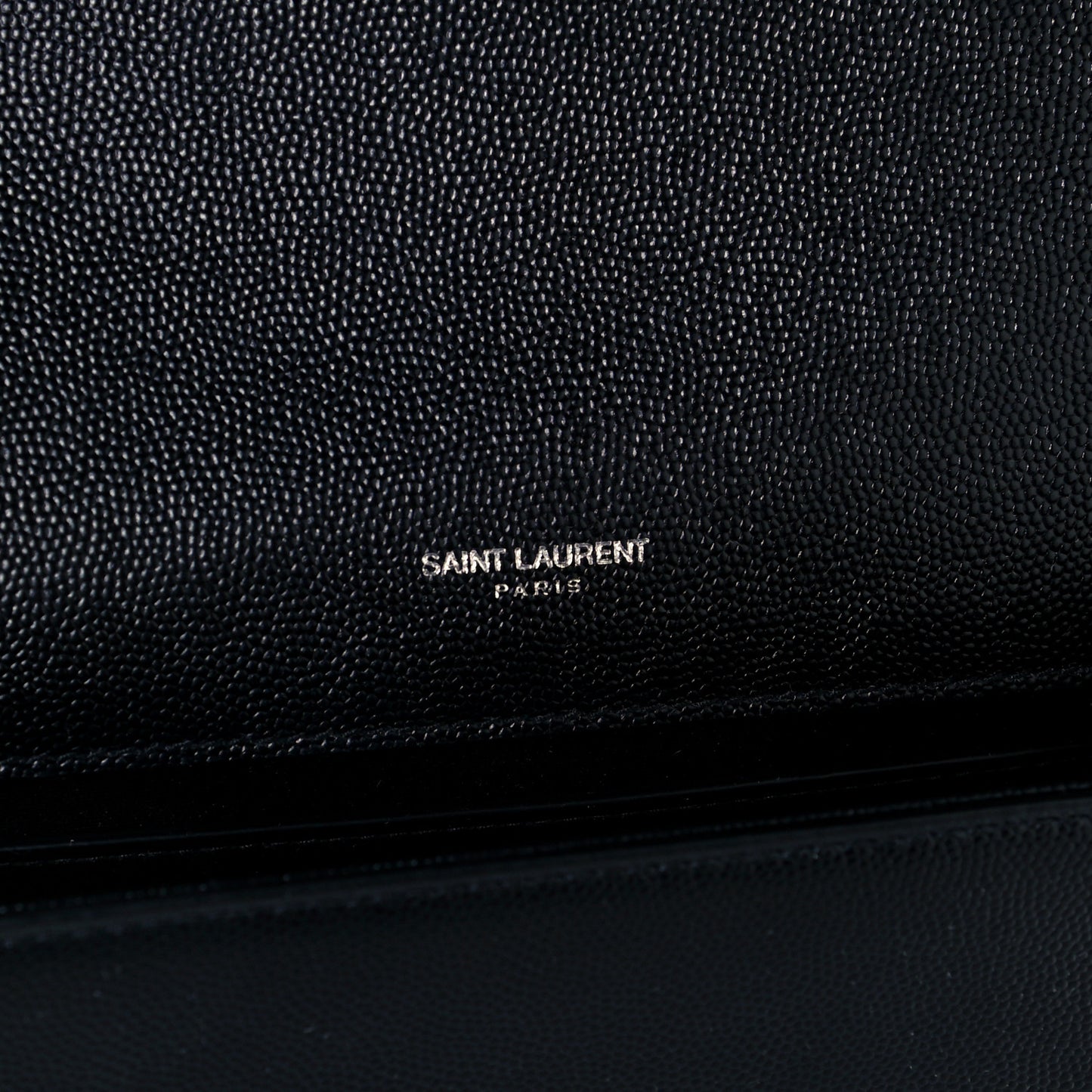 Grain De Poudre Medium Classic Monogram Kate Satchel Black