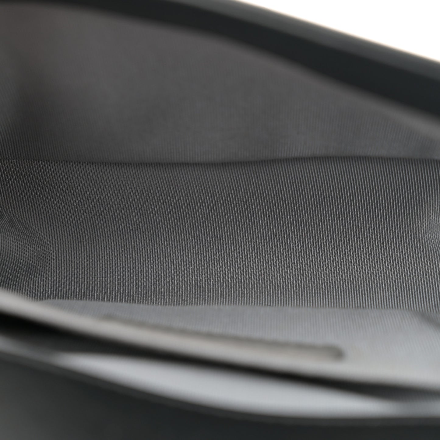 Lambskin Chevron Quilted Small Boy Flap Black