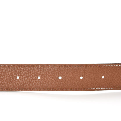 Hermes Box Togo 32mm H Belt 90 Black Gold 5 of 10