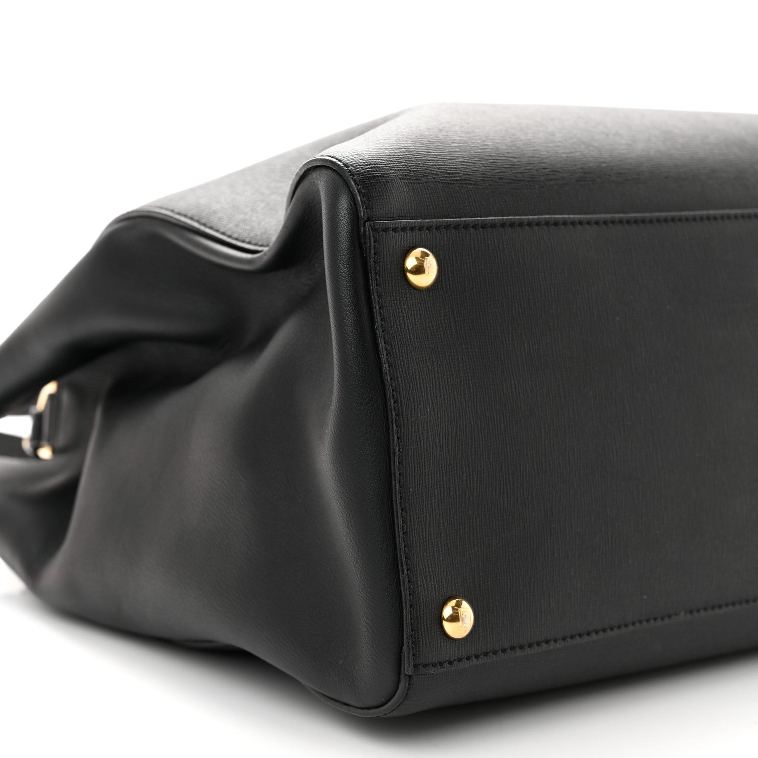 Fendi Vitello Elite Regular 2Jours Tote Black 9 of 10