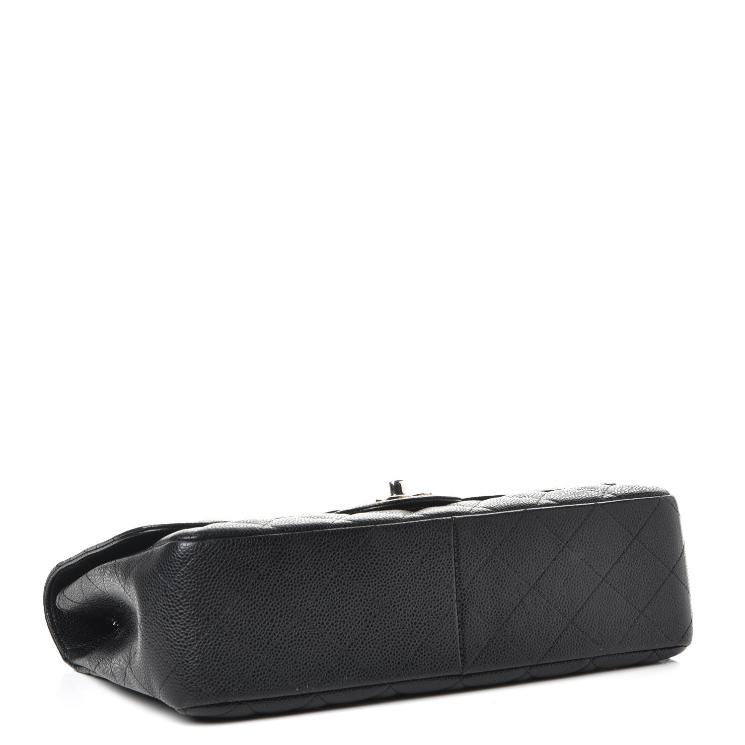 Chanel Caviar Quilted Jumbo Single Flap Black 5 of 8