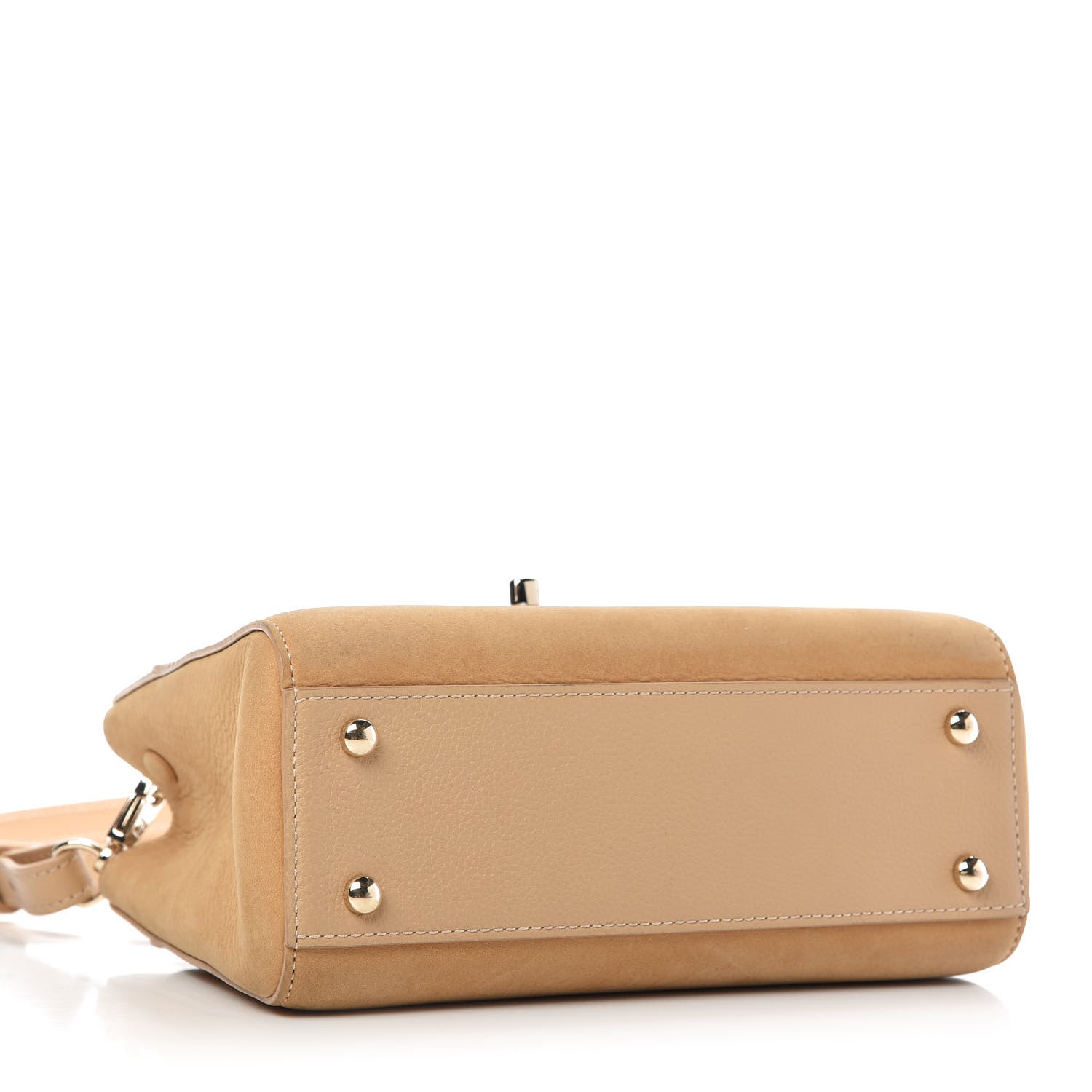 Chanel Nubuck Grained Calfskin Mini Neo Executive Shopper Tote Beige 4 of 11