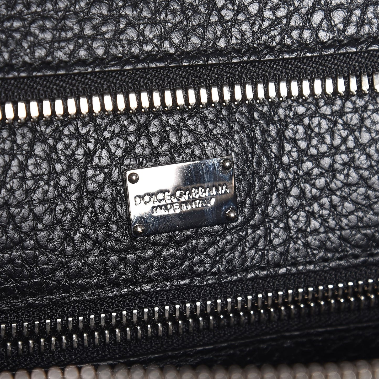 Canvas Calfskin Sicily Backpack Black