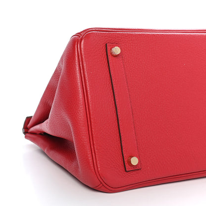 Hermes Togo Birkin 35 Rouge Vif 7 of 9