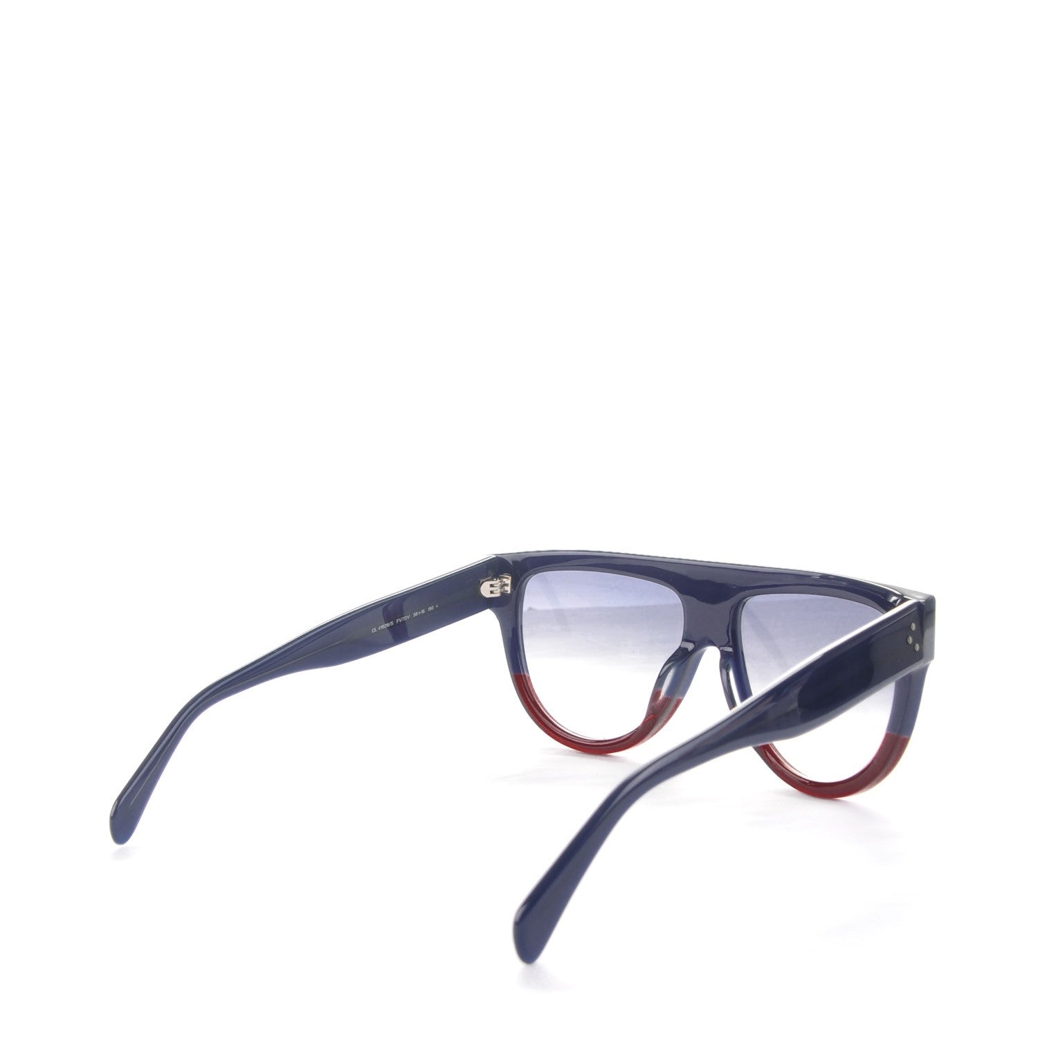 Celine Shadow Sunglasses 41026/S Blue Red 3 of 5
