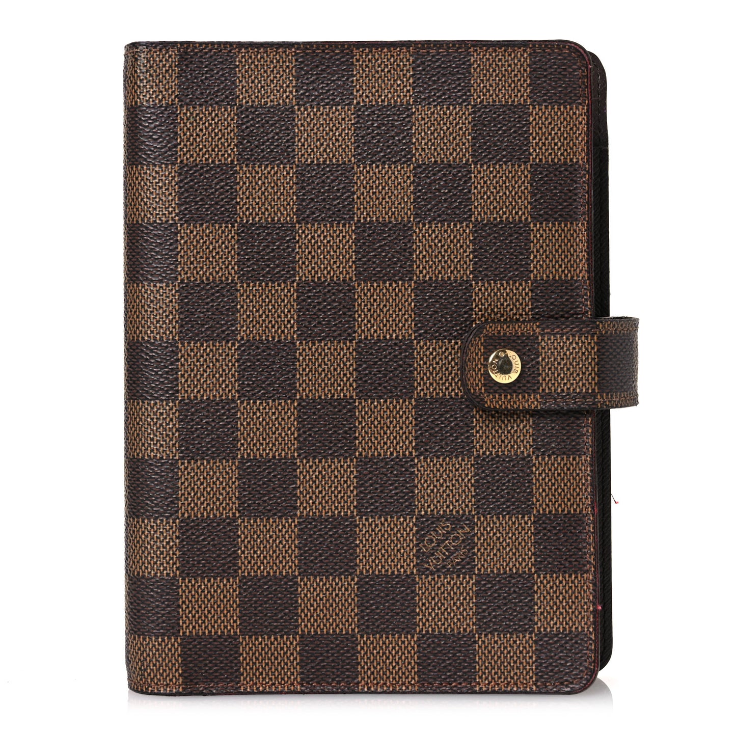 Damier Ebene Medium Ring Agenda Cover