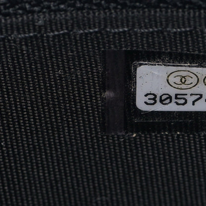 Chanel Calfskin Quilted Mini Maxi Pearls Wallet On Chain WOC Black 8 of 10