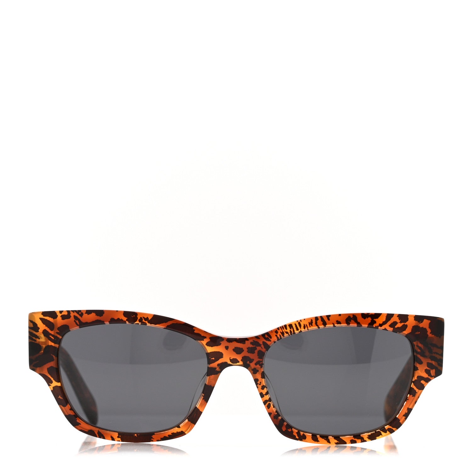 Celine Acetate Square Sunglasses CL40197U Leopard Havana 2 of 7