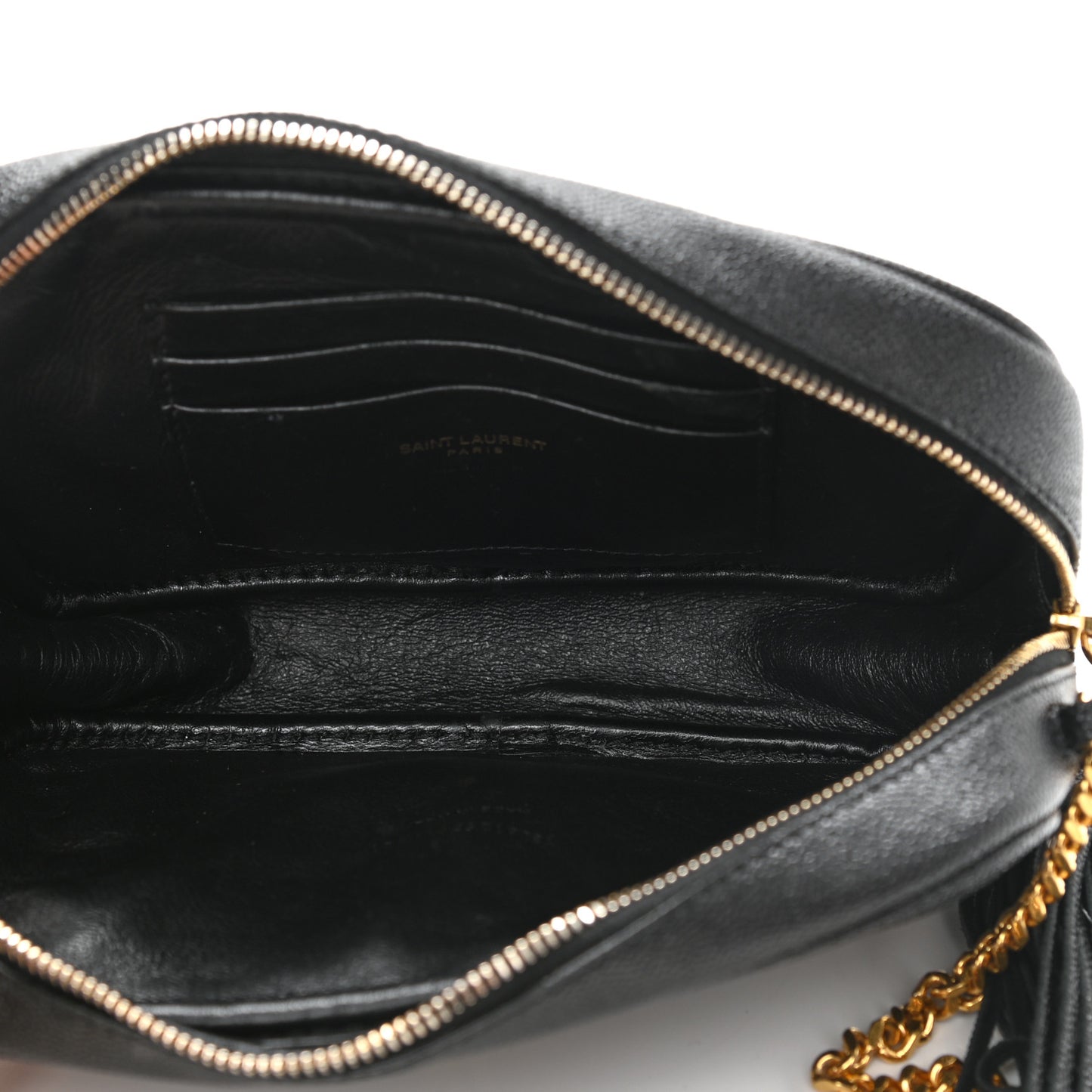 Grain De Poudre Matelasse Monogram Mini Lou Camera Bag Black