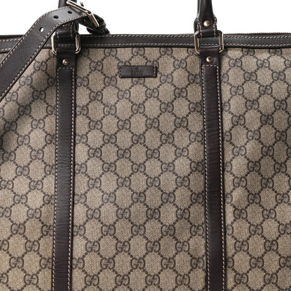 Gucci GG Plus Monogram Travel Bag Dark Brown 8 of 10