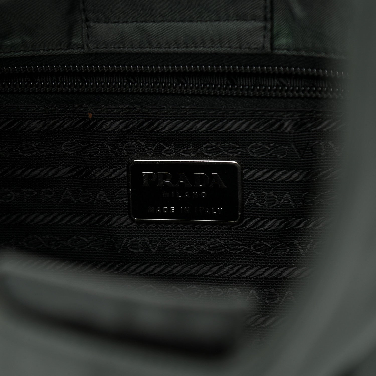 Prada Tessuto Nylon Hobo Black 5 of 11