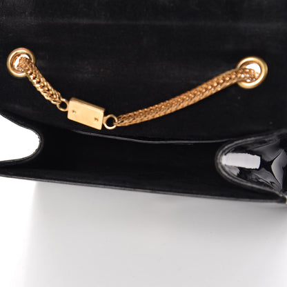 Saint Laurent Patent Small Classic Monogram Kate Tassel Satchel Black 5 of 15