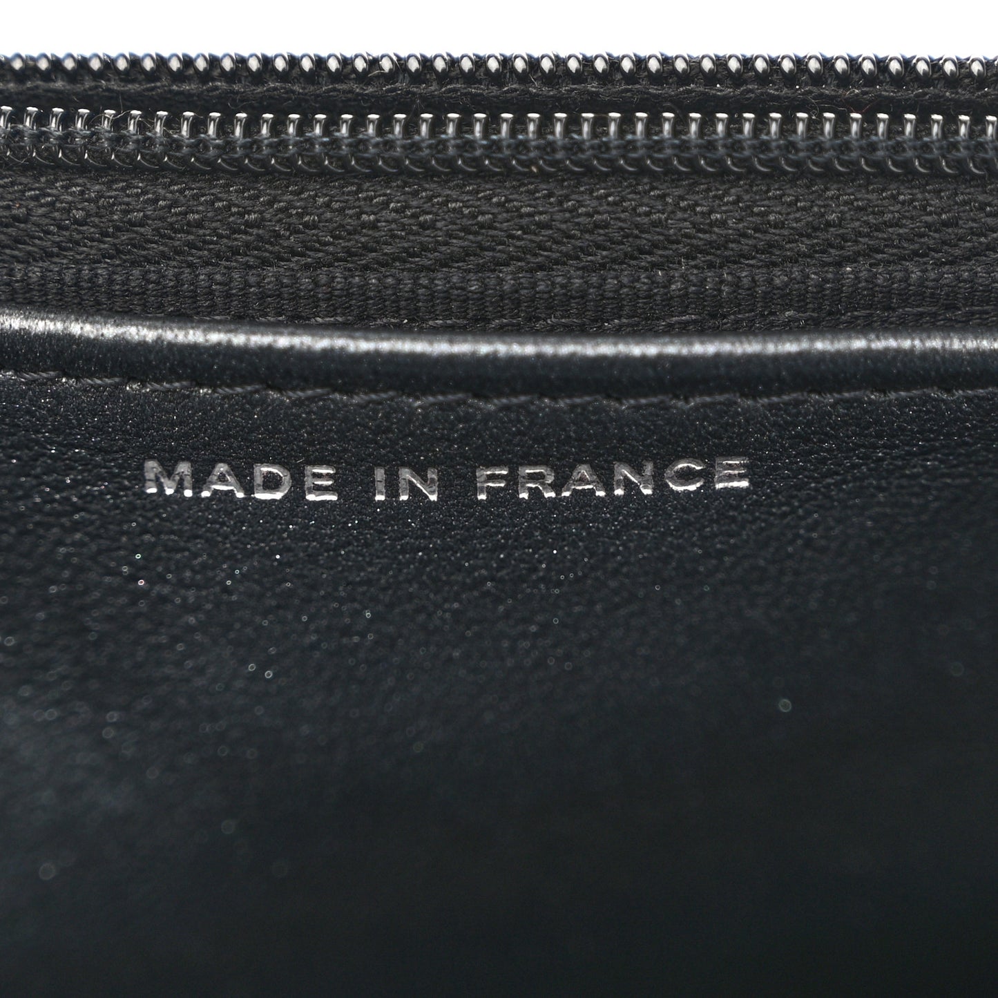 Lambskin Quilted Wallet On Chain WOC So Black