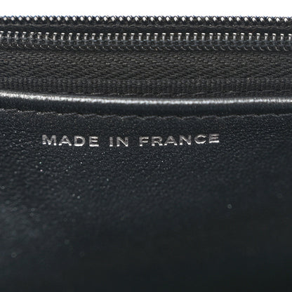 Chanel Lambskin Quilted Wallet On Chain WOC So Black 7 of 12