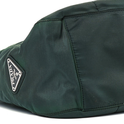 Prada Tessuto Nylon Tote Dark Green 10 of 11