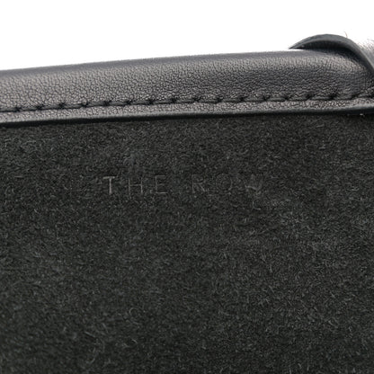 The Row Polished Saddle Calfskin Medium N/S Park Tote Black 6 of 12