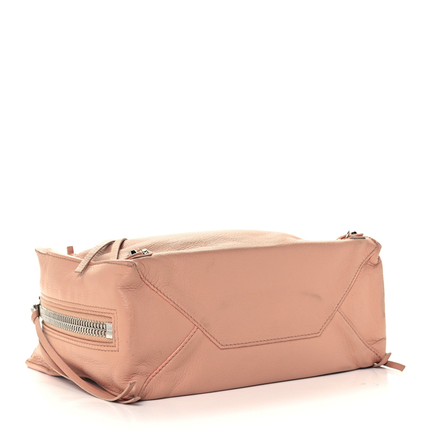 Balenciaga Calfskin Papier Mini A4 Zip Around Tote Beige Desert 4 of 10