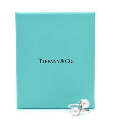 Tiffany Sterling Silver Freshwater Pearl Paloma's Venezia Goldoni Heart Ring 57 8 7 of 7