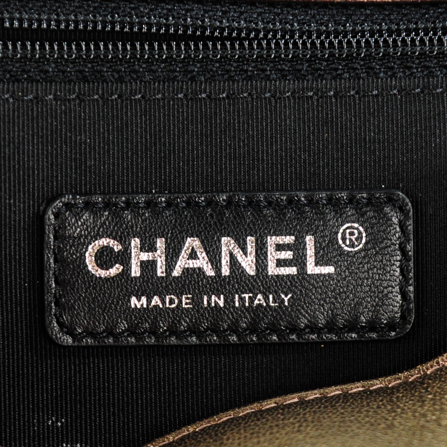 Chanel Iridescent Goatskin Quilted New Medium Boy Flap Dark Gold 5 of 7