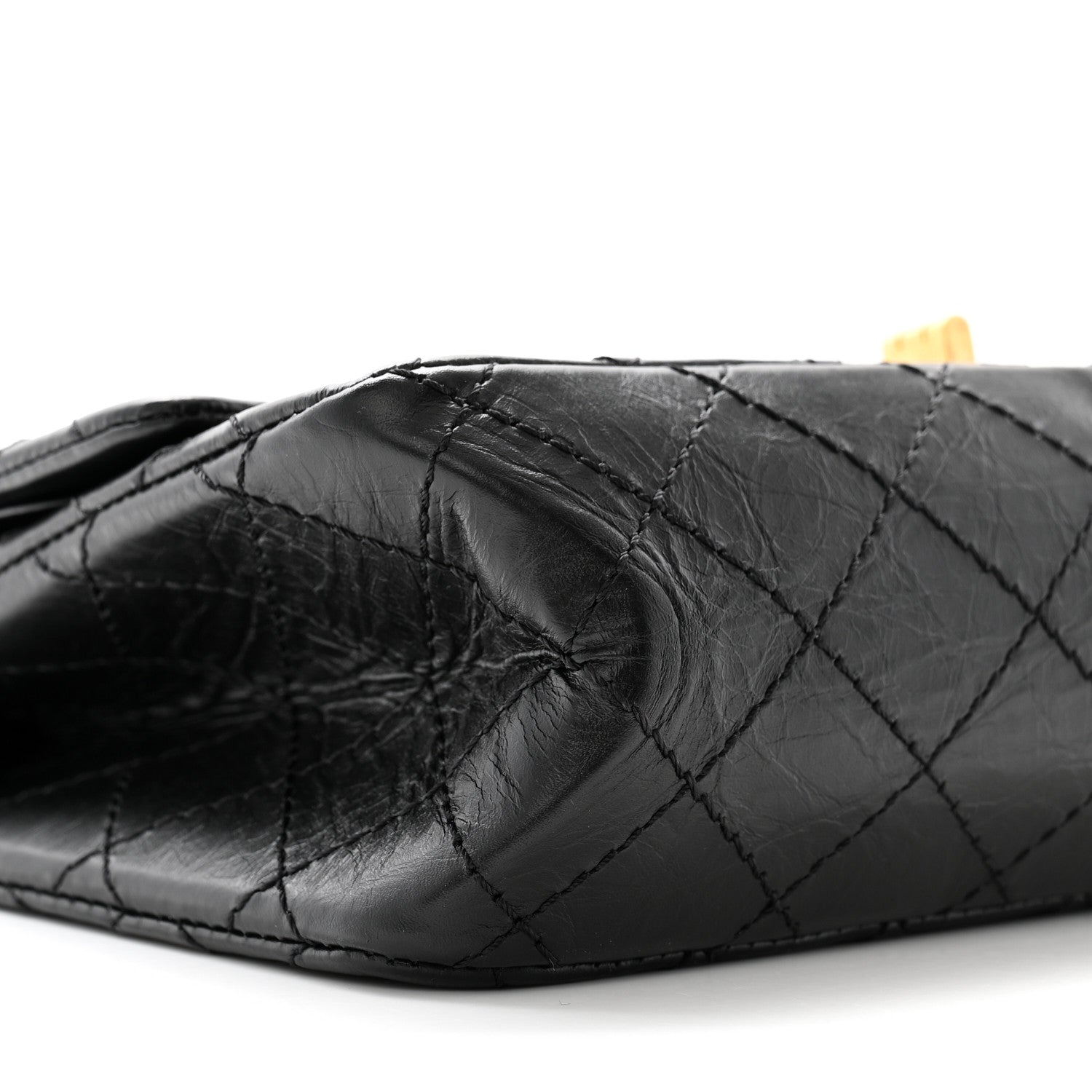 Chanel Aged Calfskin Lucky Charms 2.55 Reissue 225 Flap Black 9 of 12