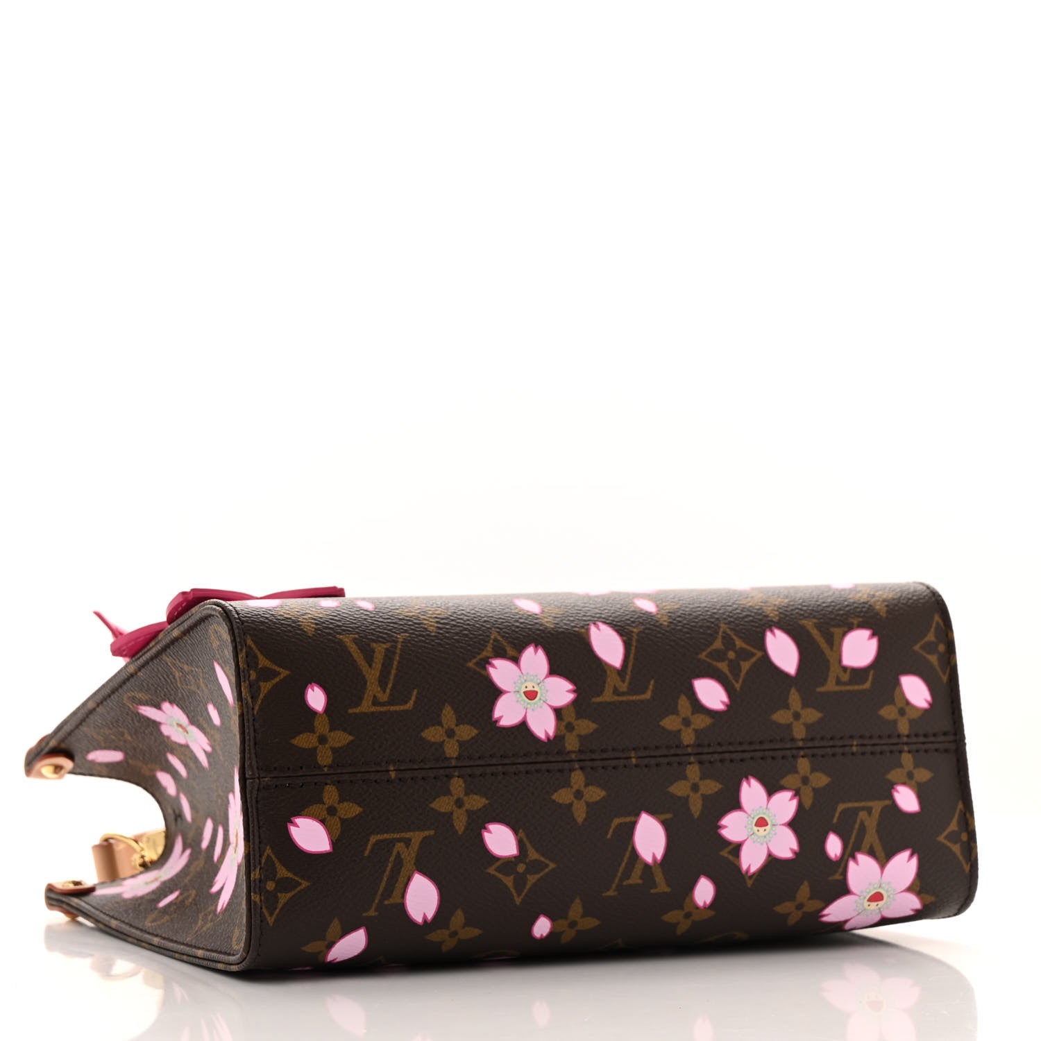 Louis Vuitton LV X TM Monogram Cherry Blossom Onthego PM Sakura Brown 4 of 10