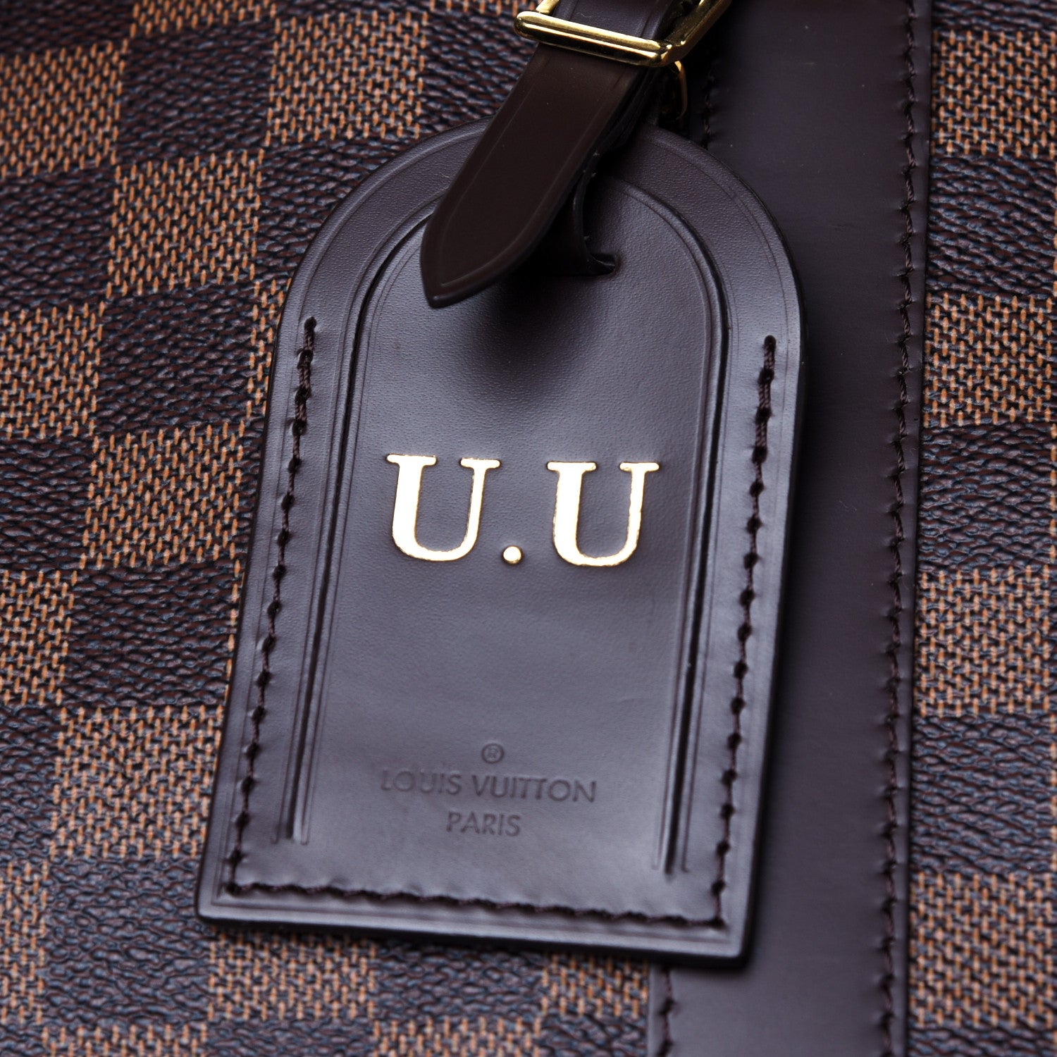 Louis Vuitton Damier Ebene Keepall Bandouliere 55 23 of 27