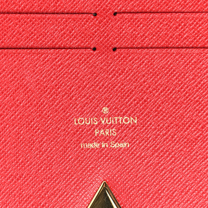 Louis Vuitton Monogram Calfskin Kimono Wallet Cherry 6 of 6