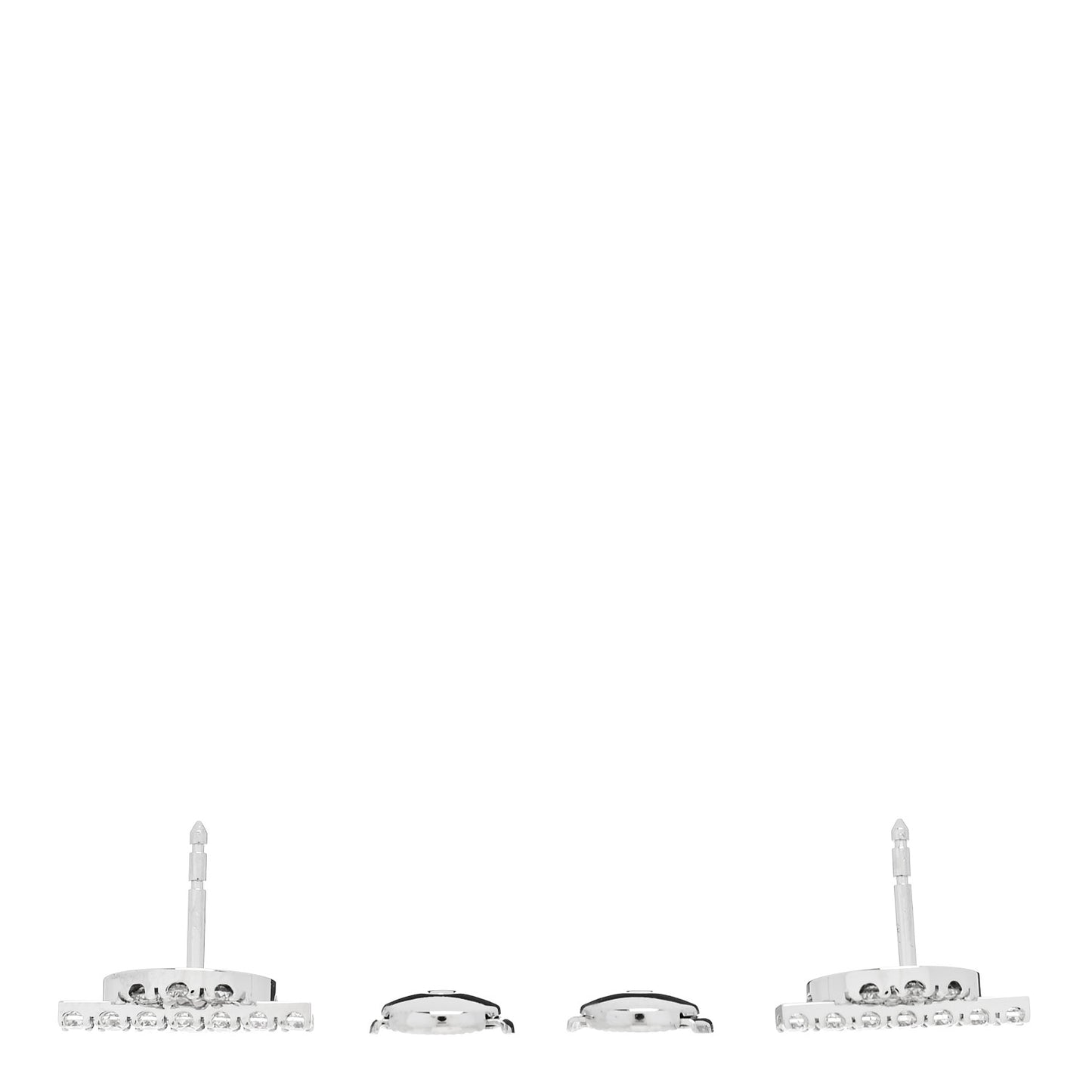 18K White Gold Diamond Finesse Earrings