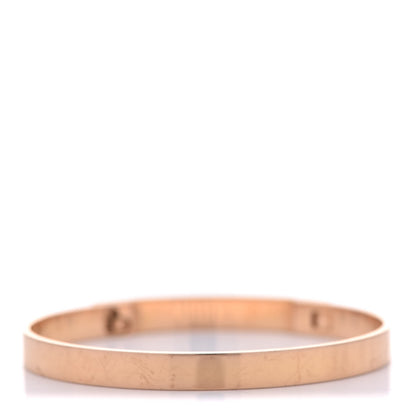 Hermes 18K Rose Gold PM Collier De Chien Bracelet SH 8 of 10