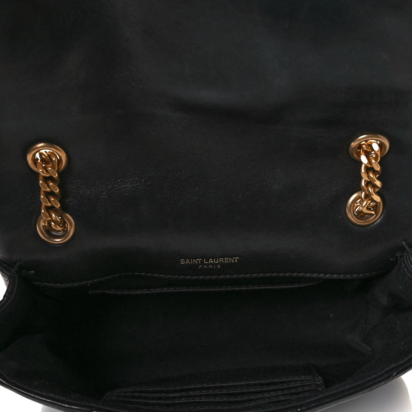Lambskin Patchwork Monogram Small Jamie Black