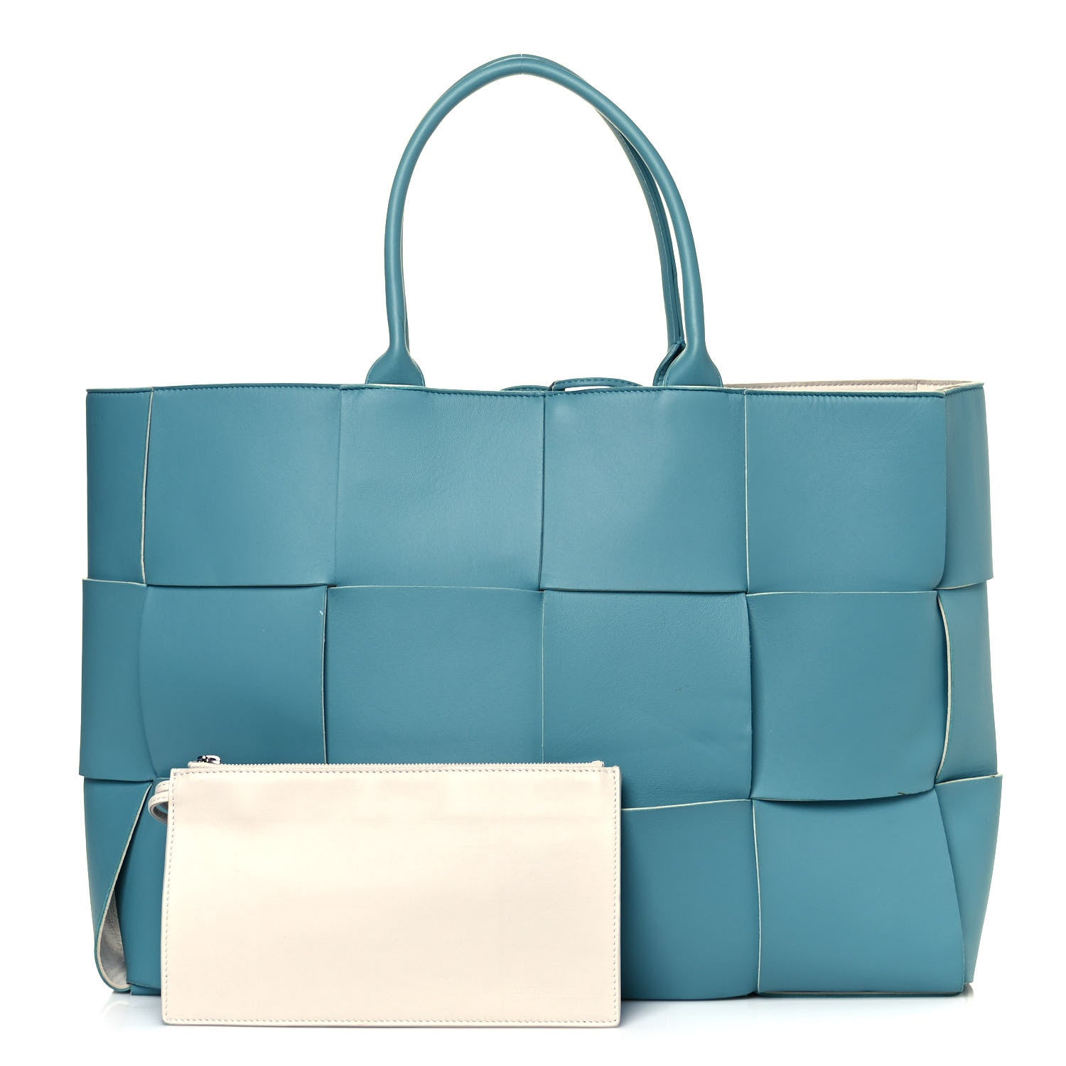 Bottega Veneta Nappa Maxi Intrecciato Large Arco Tote Linoleum 1 of 20