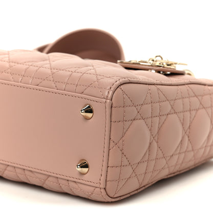 Christian Dior Lambskin Cannage Small My ABCDior Lady Dior Fard 10 of 11