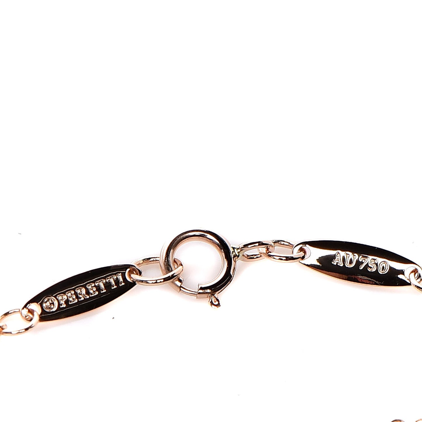 18K Rose Gold Diamond .08ct Elsa Peretti Diamonds by the Yard Bracelet