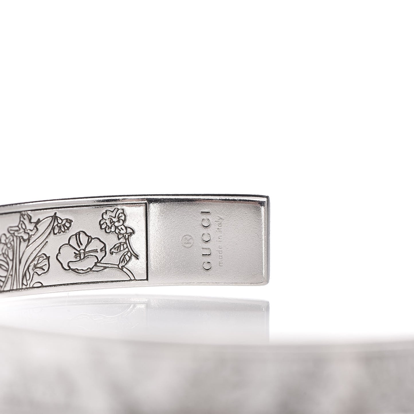 Sterling Silver Flora Cuff Bracelet